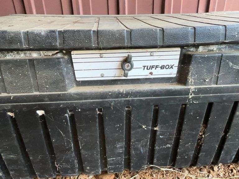 Tuff box, 45" L with assorted tools
