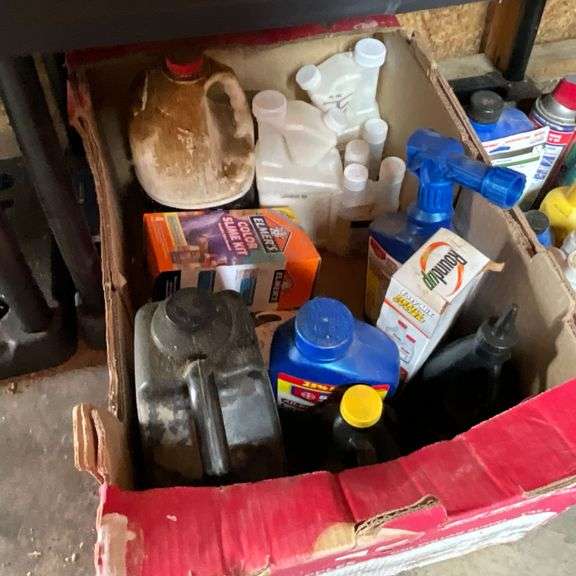 2 boxes of chemicals