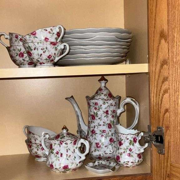 Lefton tea set and snack sets