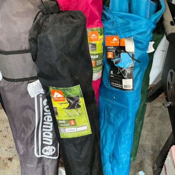 Coleman, Ozark Mountain bag chairs