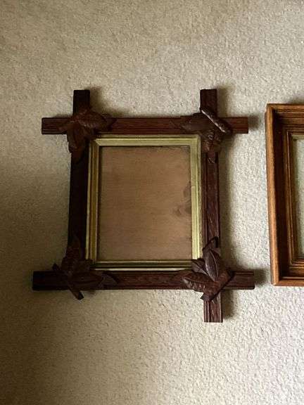 Antique frame, circa 1888 missing a piece off one corner and other frame