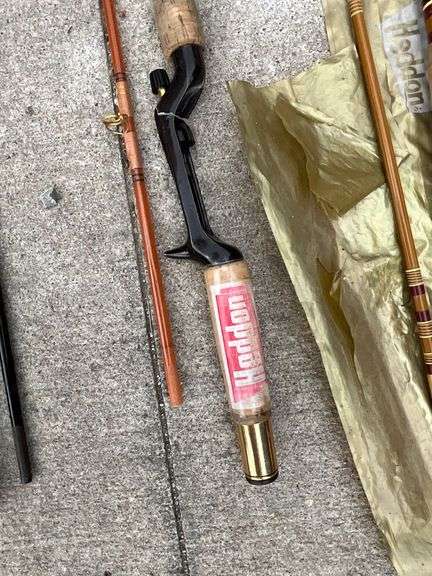 Shakespeare, older Heddon, Heddon fishing rods