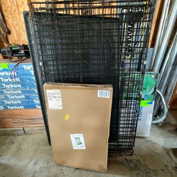 Big dog cage and doggy door (NIB) Model JMDD01XL