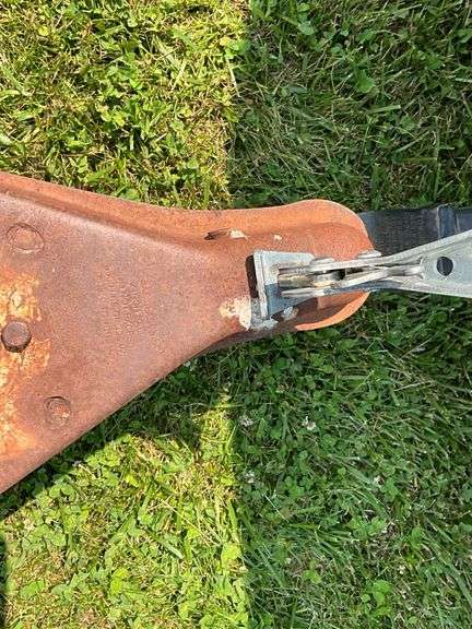 12' x 76" utility trailer, 2" ball, needs lights and wires