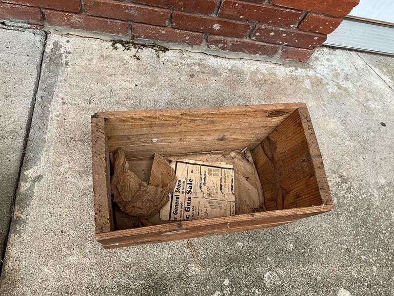 Vintage wooden box