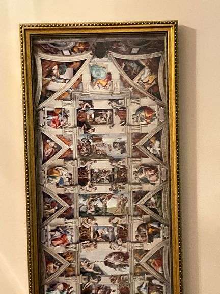 Michelangelo, Sistine Chapel ceiling framed print