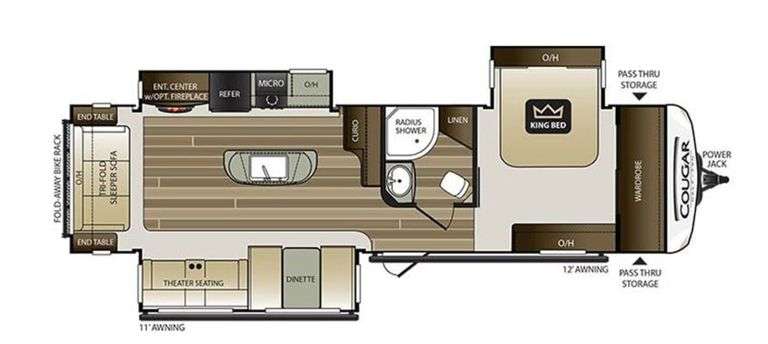 2018 Keystone Cougar 32RLI Half-Ton