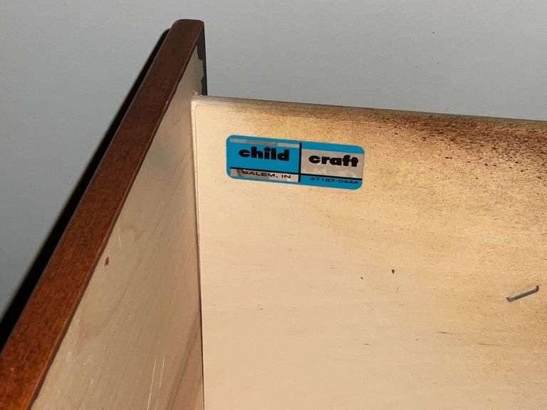 Childcraft three-drawer chest of drawers