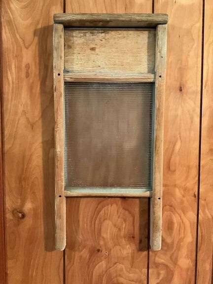 Glass board, washboard image