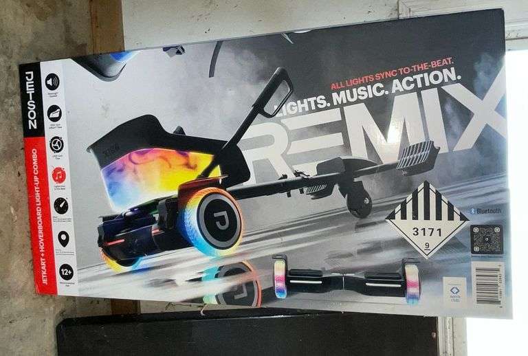 Jetson jetkart + hoverboard light-up combo