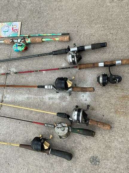 Zebco and other rods and reels