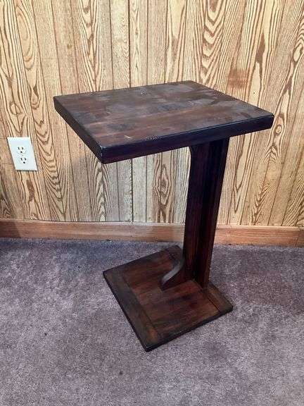 Wooden side table image