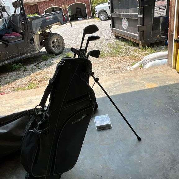 PowerBilt and other golf bag
