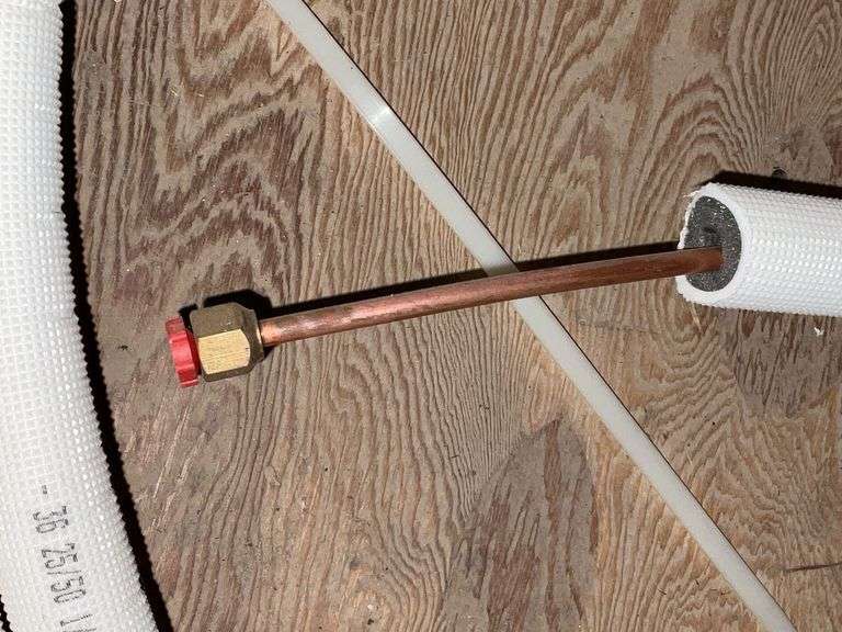 Insulated copper line, 2 sizes