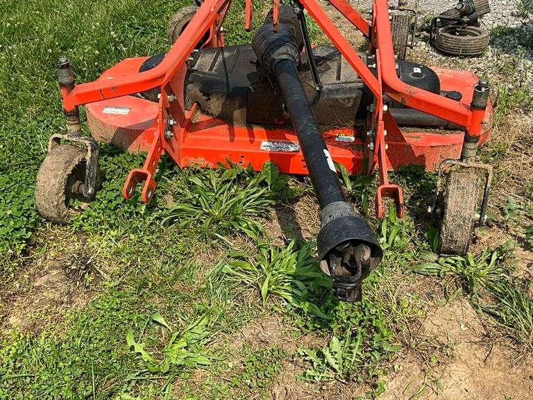 Land Pride finish mower SN: 1206471, 3-point hitch, PTO driven, 2 extra trail wheels