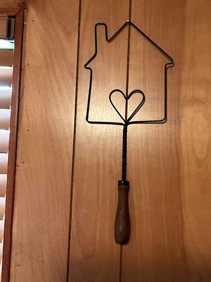 Vintage wire rug beater image