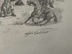 Framed print "The Defending Tigers - 1864, "18 1/2" W x 14 1/2" T