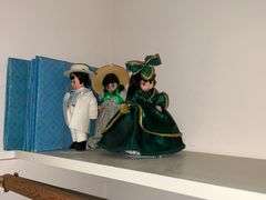 Madame Alexander dolls, Rhett Butler and Scarlett with original boxes