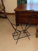 Wooden magazine rack