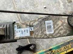 PSE compound bow, 29" draw length, 70 lb. weight, pin sights, arrow release