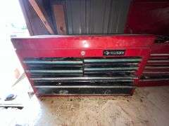 Husky 6-drawer tool box, 26" W and contents