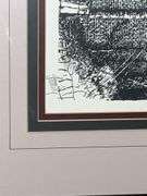 Framed and matted print, artist signed by John Stoeckley