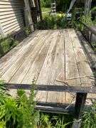 12' x 76" utility trailer, 2" ball, needs lights and wires