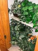 Collection of artificial flowers