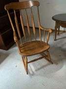 Wooden rocking chair