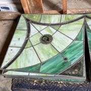 30 +/- stain glass panels, 24" x 24"