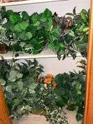 Collection of artificial flowers