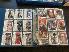 Assortment of sports cards, baseball, football, others
