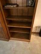 Wooden bookcase, CONTENTS NOT INCLUDED
