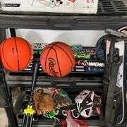 Rawling, Wilson ball gloves, Worth baseball bats
