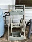 Rubbermaid step stool, Gott trash can with rollers
