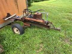 Home made log splitter, PTO driven