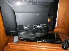 Vizio 26"  flatscreen television with remote, Model E261VA