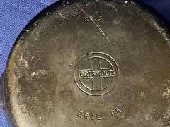 Griswold #6 cast iron skillet