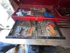 Husky 6-drawer tool box, 26" W and contents