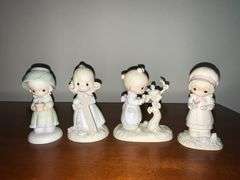Precious Moments figurines, "Easter Seals", "I Believe in the Old Rugged Cross", "Eye on the Sparrow", "We are God's Workmanship".
