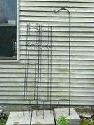 Trellis 61" T, shepherd hooks 72" T