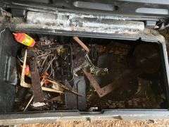 Tuff box, 45" L with assorted tools
