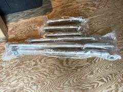 Bobrick stainless steel safety rails (3) 18", (1) 30", (2) 42"