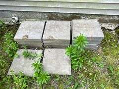 Concrete landscape blocks 16" x 16"