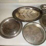 Silverplate dishes
