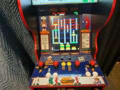 Burgertime featuring "Peter Pepper" arcade game, working condition