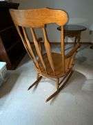 Wooden rocking chair