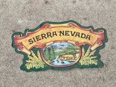 Sierra Nevada metal beer sign