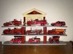 American Fire Engine Classics display with fire engines