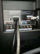 Samsung flatscreen TV Model LN26B360C5D with remote, Vizio Blu-Ray/DVD player 1080P full HD